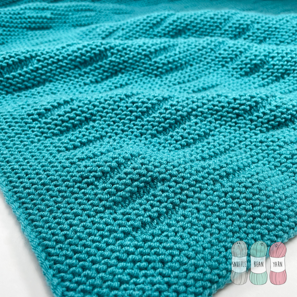 
            
                Load image into Gallery viewer, Hand Knitted &amp;quot;Casper&amp;quot; Baby Blanket
            
        